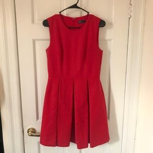 GAP Retro Red Pleated Dress